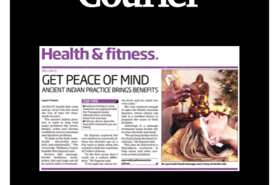 As Seen In: Wentworth Courier | Ayurvedic Wellness Centre